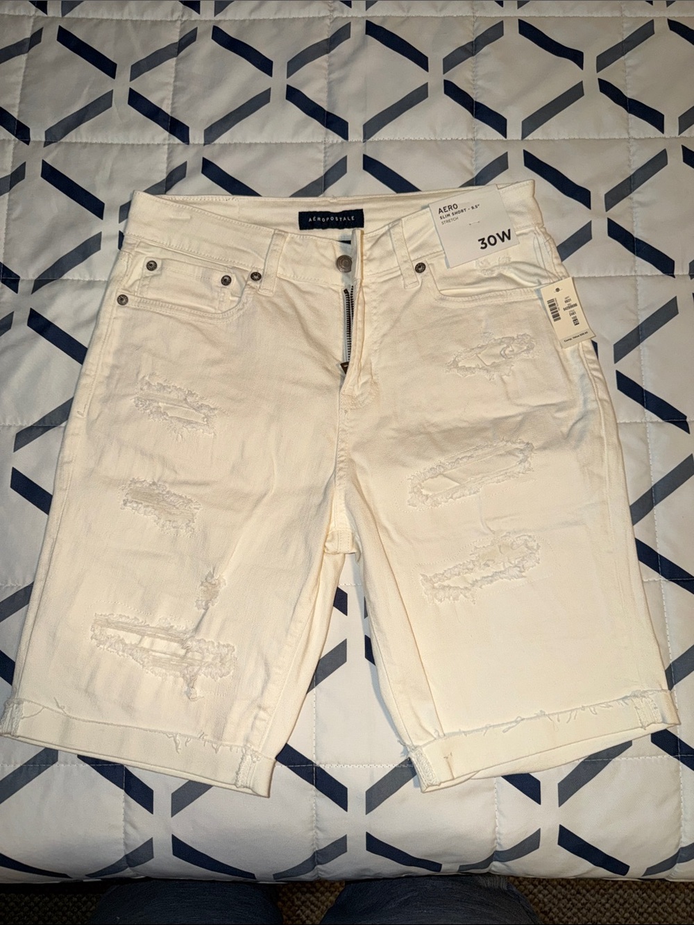 Aeropostale Men’s Distressed Denim Shorts